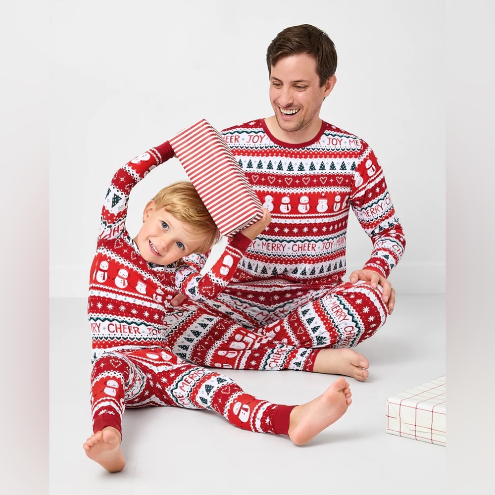 Little Sleepies Festive Fair Isle Men's Pajama Top